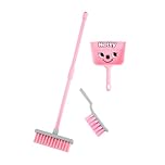 Casdon Hetty Brush Set | Child-Friendly Cleaning Toy Set for Ages 3+ | Fun & Educational | Includes Broom, Brush, Dustpan!