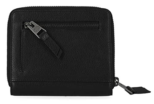 Harley-Davidson Women's Classic Small Zip Around Leather Wallet - Black3