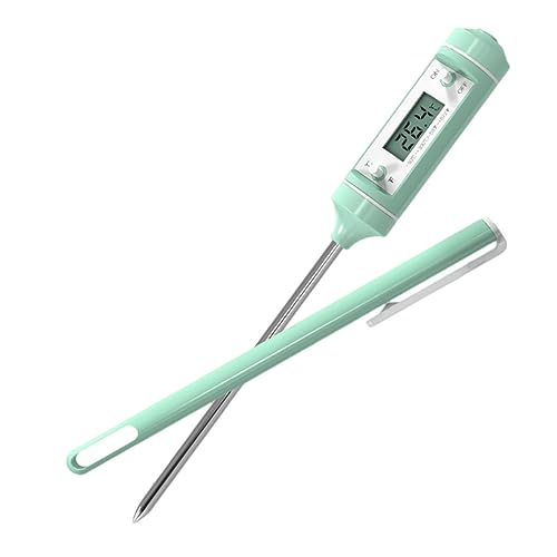 Cabilock Termómetro Doméstico Electrónica Medidor Temp Agua y Leche Pantalla Led Para Cocina