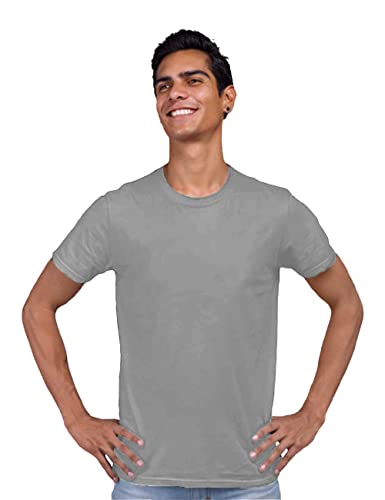 Image of AMIGOS Men's Solid Regular Fit T-Shirt