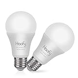 Dusk to Dawn Light Bulb, Smart Sensor LED Light Bulbs Automatic On/Off, E26/E27 7W (60-Watt Equivalent) Security Lights Outdoor/Indoor for Porch Garage Garden Patio(Cool White 2 Pack)