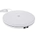 PrimeMatik - Base giratoria eléctrica 25cm Blanco Plataforma Rotatoria con iluminación LED