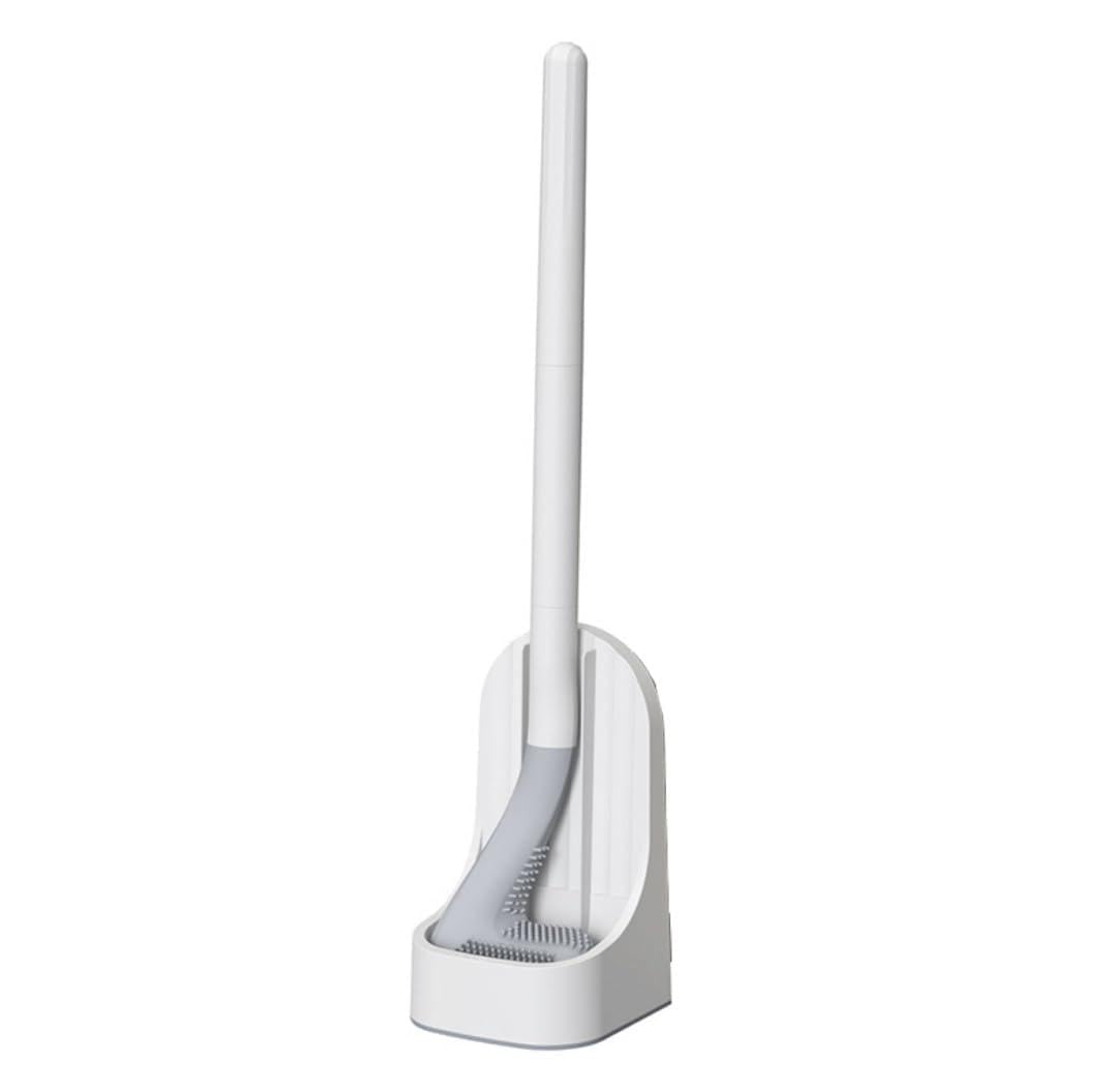 Brosse de toilette murale en design élégant et support suspendu chic