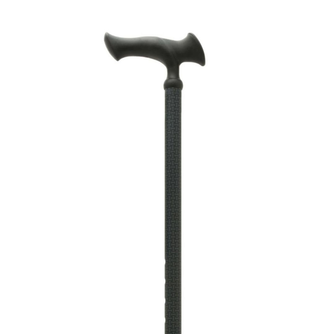 Bastón para Mayores y Adultos Ergo, Aluminio, Extensible y Portátil, Altura Ajustable 76-99 cm, Puño Ergonómico, Bastón para Caminar y Pasear, 300 g
