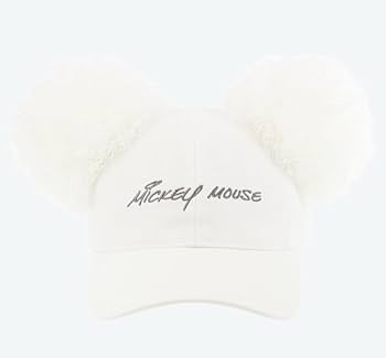 Disney ミッキーマウス 東京ディズニーリゾート　ボアキャップ　白2点セット Disney ミッキーマウス 東京ディズニーリゾート ボアキャップ 白