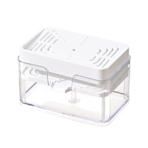 Kriccekal キッチンシンク排水口ソープディスペンサー 食器洗い用ソーププレス ソープボックス スポンジ付き キッチン洗剤容器