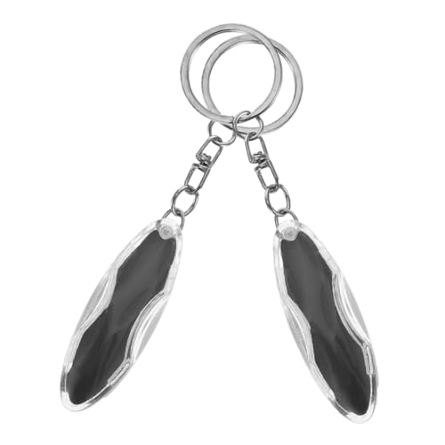 Unomor Portable Static Remover Tool 2pcs Static Discharger Keychain for Car Office and Home