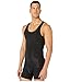 Spanx for Men Men's Cotton Compression Tank Black Tank Top MD (38-40)