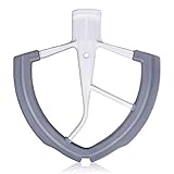 6 QT Flex Edge Beater for KitchenAid Bowl-Lift Stand Mixer for 6 Quart Bowls, Flat Beater with Silicone Edges