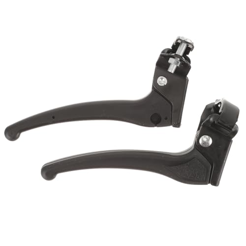TOVINANNA 2個 車椅子のハンドブレーキ 車椅子のブレーキハンドル 車椅子のブレーキ部品 車いす交換部品 自転車 車椅子用ブレーキレバー 車椅子のクラッチブレーキレバー 金属 Black