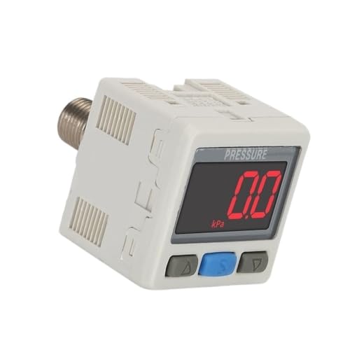 Manómetro digital industrial y presostato electrónico ISE30A-01-NL con conexión de rosca