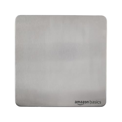 Image of Amazon Basics Axial 6 inch Fan | 22W | 7 Blades | 150mm Sweep | 7.3 dB Low Noise | Window Mount | Wall Switch Control | Silver Plastic & Brush Steel