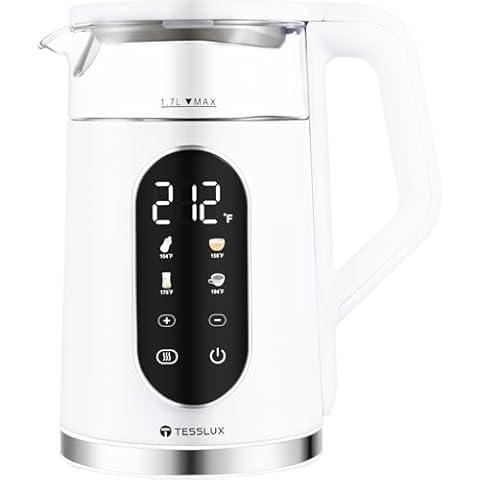 Tesslux 1.7L Electric Tea Kettle Cover