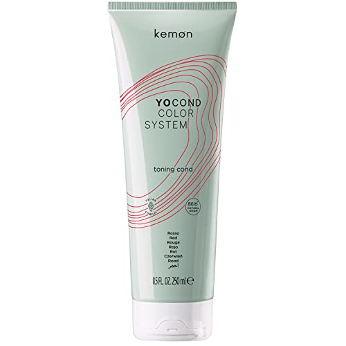Kemon - Yo Cond Rosso, Condizionante Riflessante di Origine Naturale, con Estratto di Yogurt e Piante Officinali Lenitive e Bio, 250 ml