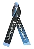 Create Your Own Customized Celebration of life Double Memorial Ribbons - Set of 25 Pin on, Ready to wear personalized lapel ribbons. Ships in 24 hours, Upgraded Shipping available
