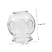 Ipetboom 5pcs Glass Cupping Therapy Set Suction Cups for Body Lure Cupping Pump Acupoint Massage Cups