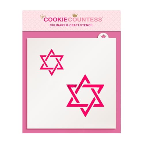 Star of David 2 Sizes Stencil