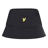 Lyle & Scott Mens Ripstop Bucket Hat - Jet Black/Olive - One Size