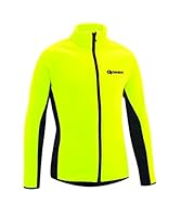 Gonso Kinder Softshelljacke Moritz, safety yellow / black, 152
