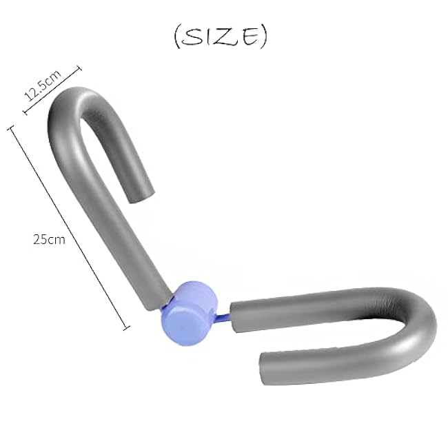 Exercise Equipment, Fitness Equipment, Exercise Equipment for Home Workouts, Thigh Master, Arm Exercise Equipment, Leg and Arm Muscle Trainer for Men and Women Grey One Size