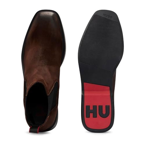 Image of HUGO Men's Iker Suede Chelsea Boots
