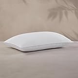 Sobel Westex: Dolce Notte Side Sleeper Pillow | Hotel and Resort Quality, 233 Thread Count 100% Cotton Casing, Microfiber Fiber Fill | Firm Support, Maintains Shape, (Standard Size)