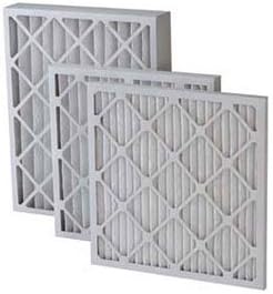 Filtration Manufacturing 0208H-16202 Pleated Filter 16" W x 20" H x 2" D, Merv 8, High Capacity - Lot of 12