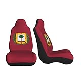 ZKLCRYTR Bandera De Vizcaya Car Seat Covers Front Seat Covers Protector Car Interior Decor Set of 2 Fit Most Car Seat Covers for Car SUV Truck Sedan