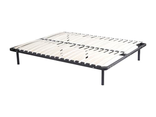 Vente-unique - Set 180 x 200 cm Lattenrahmen + Matratze aus Schaumstoff und Memory-Schaum, 11 Zonen, Stà  Â à  ¤rke 22 cm à  Â à  Â Danevo de YSMEE – Bild 7