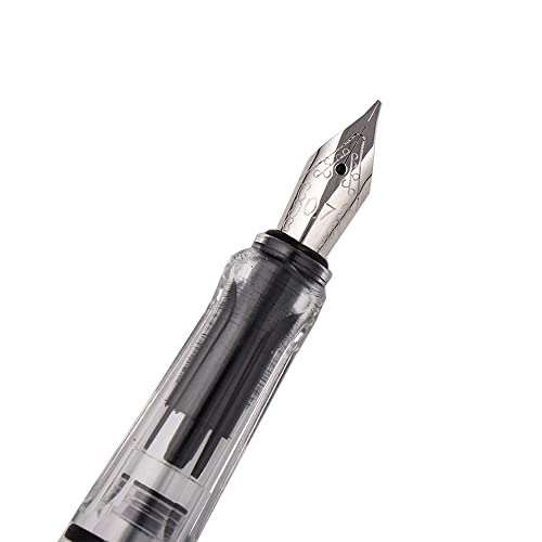 Duckbill Pen Calligraphy Parallel Pen Fountain Pen Art Ink Gothic Letter Flower Body Flat Tip Tibetan Arabic(0.7mm)