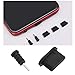 eMagTech 10 Sets USB Port Plug Covers Set USB C Cable Cover + USB Port Protective Cover + USB C Dust Plugs Caps + Anti Dust Protectors for 3.5mm Headphone Jack Rubber