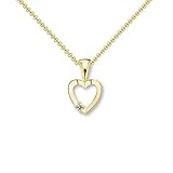 Die Kette besteht aus vergoldetem 925 Sterling Silber mit einem Echtgold 333 Anhänger und einem handgefassten Zirkoniastein. Die Goldkette wird in einem wunderschönen Etui geliefert. Das edle Etui, mit der Gravur 
