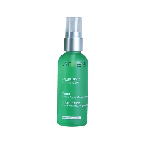Atzen Purify Skin Toner Mist & Face Mask- For After Facial Cleansing, Makeup Primer. Moisturizes & Calms Redness. Restores Ph Balance. Organic Flower Extracts. Alcohol, Paraben & Cruelty Free (2.7 Oz) #TOP1