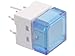 B3W-9000-B1B, Switch Tactile N.O. SPST Square Button PC Pins 0.05A 24VDC 1.57N Thru-Hole Box (10 Items)