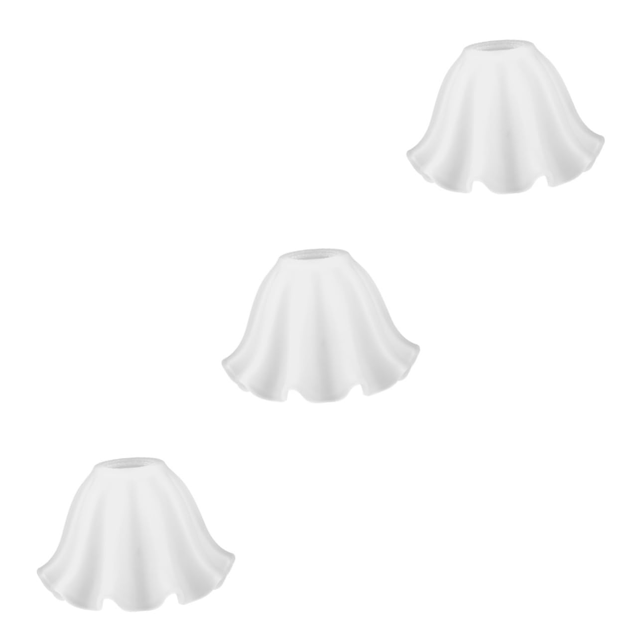 3pezzi Lampadario Fiore Paralume Sostitutivo Per Illuminazione Sospensione Lampada Decorativa Per Camera Da Letto Soggiorno e Cucina Stile Moderno e Minimalista
