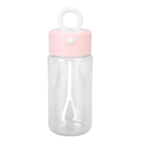 Pilipane Electric Protein Shaker Bottle 300ml Portable Auto Stirring Cup with One Touch Mixing for Gym Outdoor Sports Travel Lightweight Durable PP Material (Rosy)