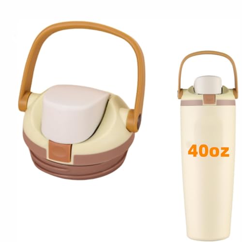 Replacement Lid Compatible with Owala FreeSip Sway 30oz 40oz Water Bottle (Deep Brown, For Owala Sway 40oz)