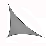 Dreieckige Markisen, Dachterrasse Mit Außenterrasse Und Balkon, Wärmeisolierung Für Den Haushalt Und Regensicheres Sonnenschutztuch,Grau,3x3x4.3m
