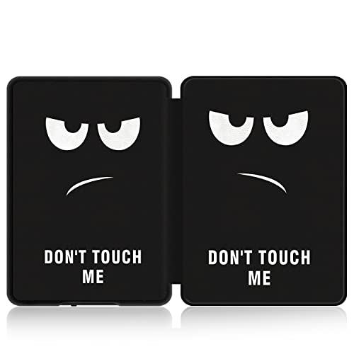 Tnp Products AKP5_LEC_EYE Tnp Case For 6.8 Inch Kindle Paperwhite 11Th Generation 2021 / Kindle Paperwhite Signature Edition, Pu Leather Cover, Protective Sleeve Folio Case For Kindle E-Reader With Auto Sleep/Wake, Don'T Touch thumb #6