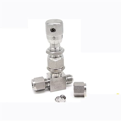 Vanne de régulation de débit 32MPA vanne à pointeau DW6 acier inoxydable micro vanne