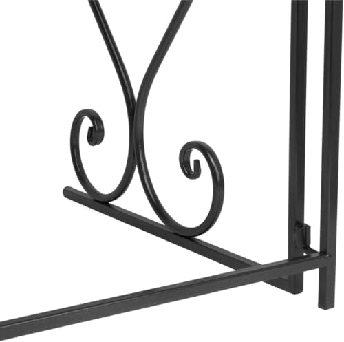 Image of 3-Tier Expandable Spice Rack Organizer, Black Counter Storage Shelf for Kitchen Cabinet, Pantry Storage (Modern)