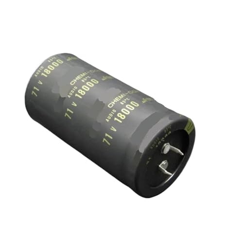 Condensador 18000uF 71V para solucionar caídas de tensión y distorsión en etapas musicales