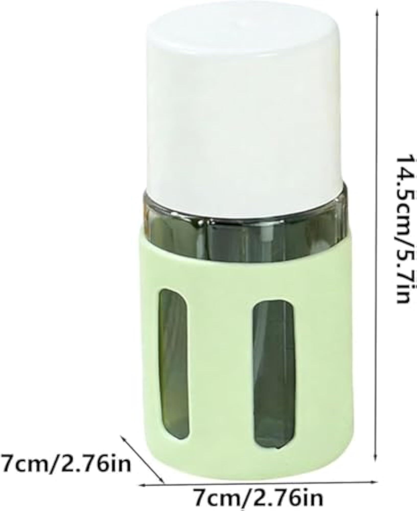 TSA Friendly Travel Toiletry Kit, Reusable Leakproof Bottles & Cosmetic Jars Set