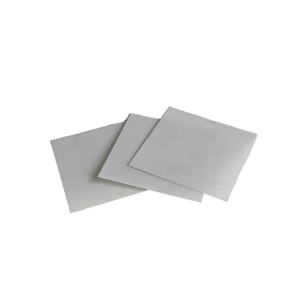 1pc ultra-thin aluminum nitride ceramic sheet 50 * 50mm high thermal conductivity ceramic substrate thermal insulation gasket resistant to high temperature (50 * 50 * 0.1mm)