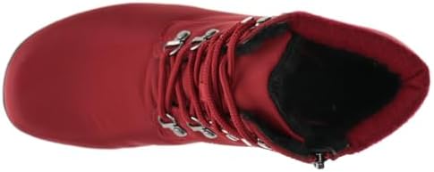Propét Women's Dani Ankle Lace Water Repellent Boots, Bordo, 7.5 XX-Wide US | Image 3