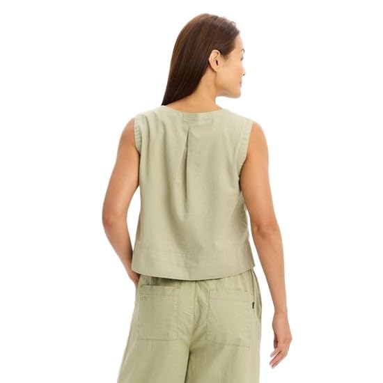 Dockers Maglietta Senza Maniche Button-Front L