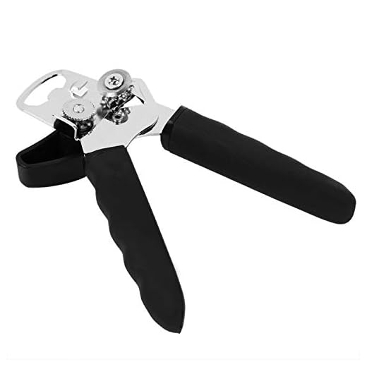 Rostfritt stål burkar öppnare, burkar öppnare multifunktionsmanual burköppnare burköppnare för öl skinka burk pet burk kryddburk