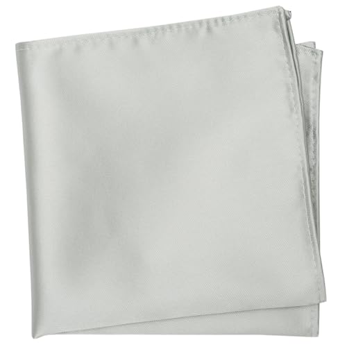 Image of Solid Pocket Square for Men's Suits and Blazers