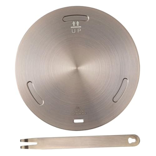 JECOMPRIS Placa Adaptadora para Inducción de Acero Inoxidable Difusor de Calor Rápido y Uniforme Disco Convertidor para Cocinas de Inducción y Gas Diseño Resistente y Fácil de Limpiar Rosa