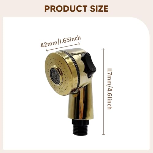 Douchette multifonctionnelle compacte à jet réglable pour bac et lavabo